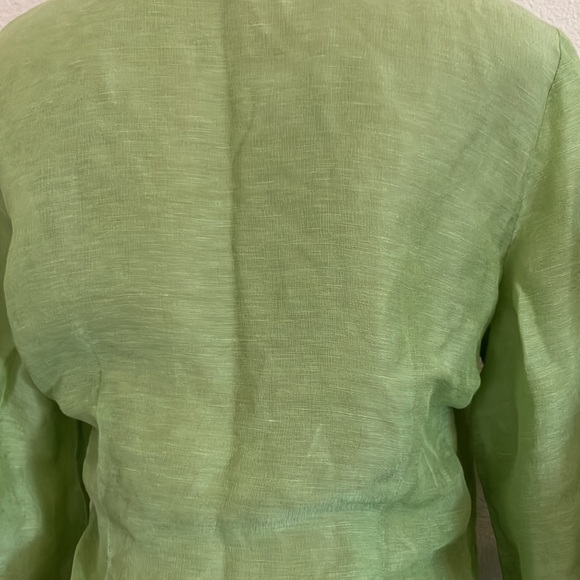 Used Blouse Coldwatwr Creek Green - Picture 9 of 10